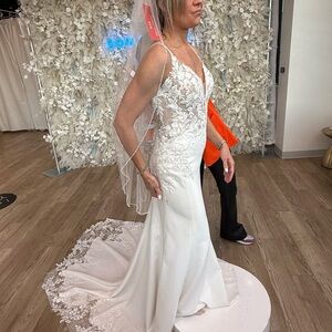 Allure White Lace Wedding Dress